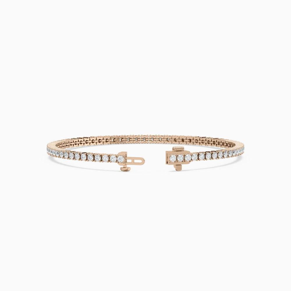 Haley Modern Round Cut Lab Diamond Tennis Bracelet