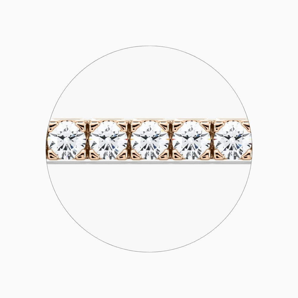 Cathy Round Lab Grown Diamond Classic Tennis Bracelet