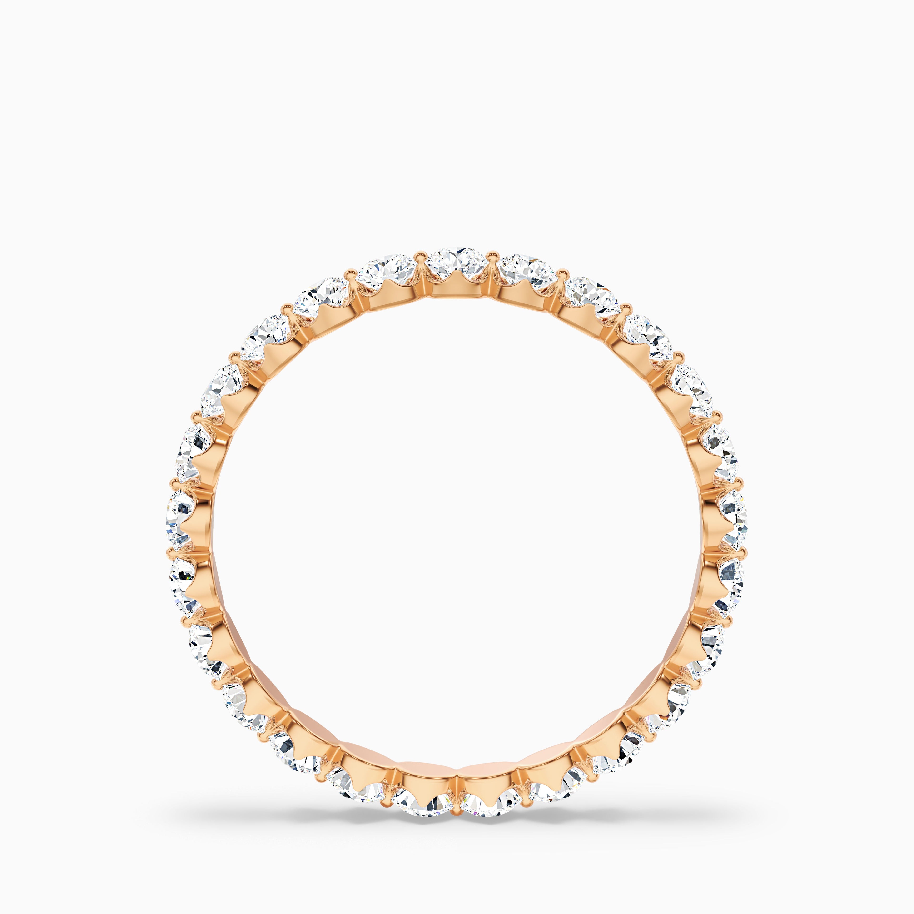 Vienna Round Cut Full Eternity Lab Grown Diamond Wedding Band