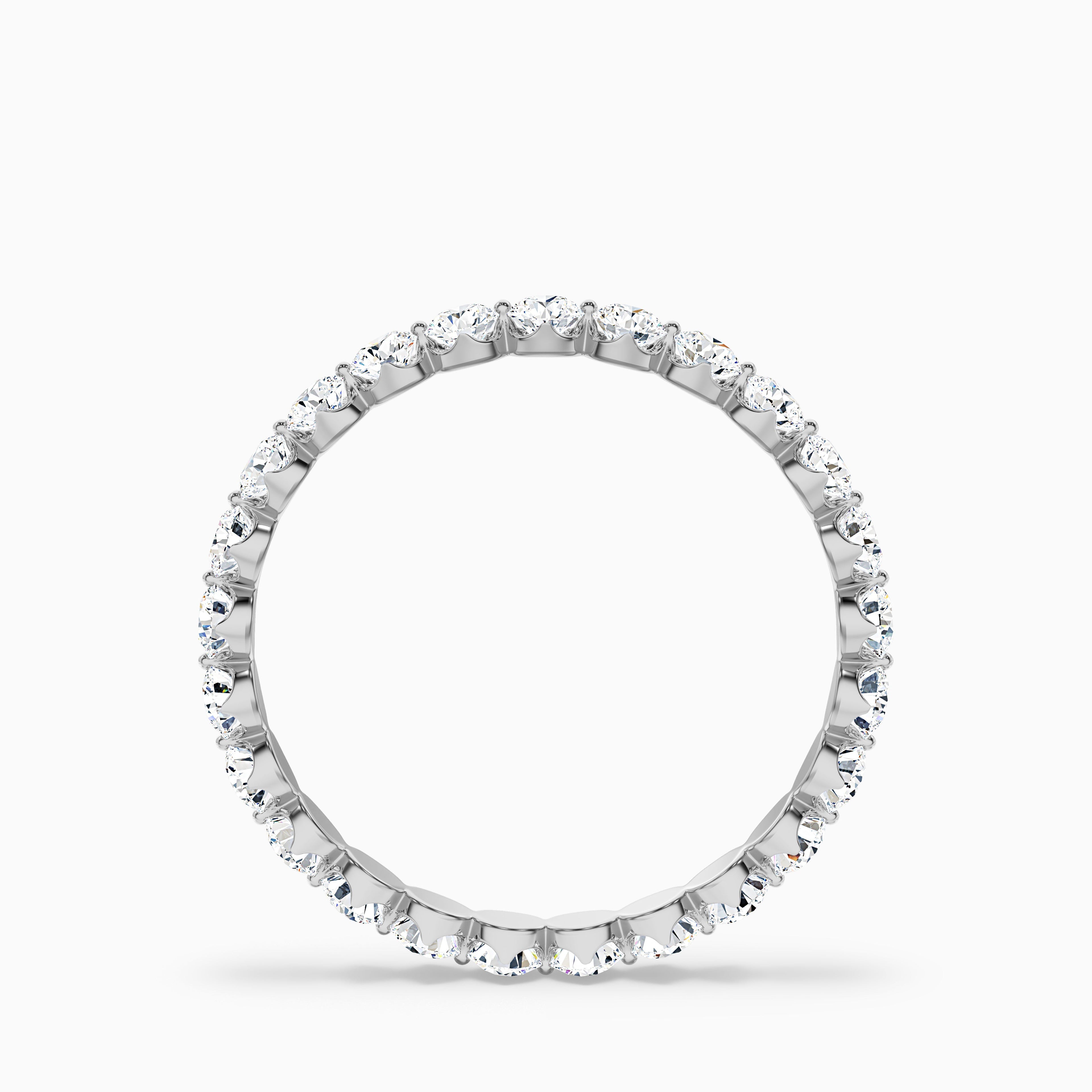 Vienna Round Cut Full Eternity Lab Grown Diamond Wedding Band