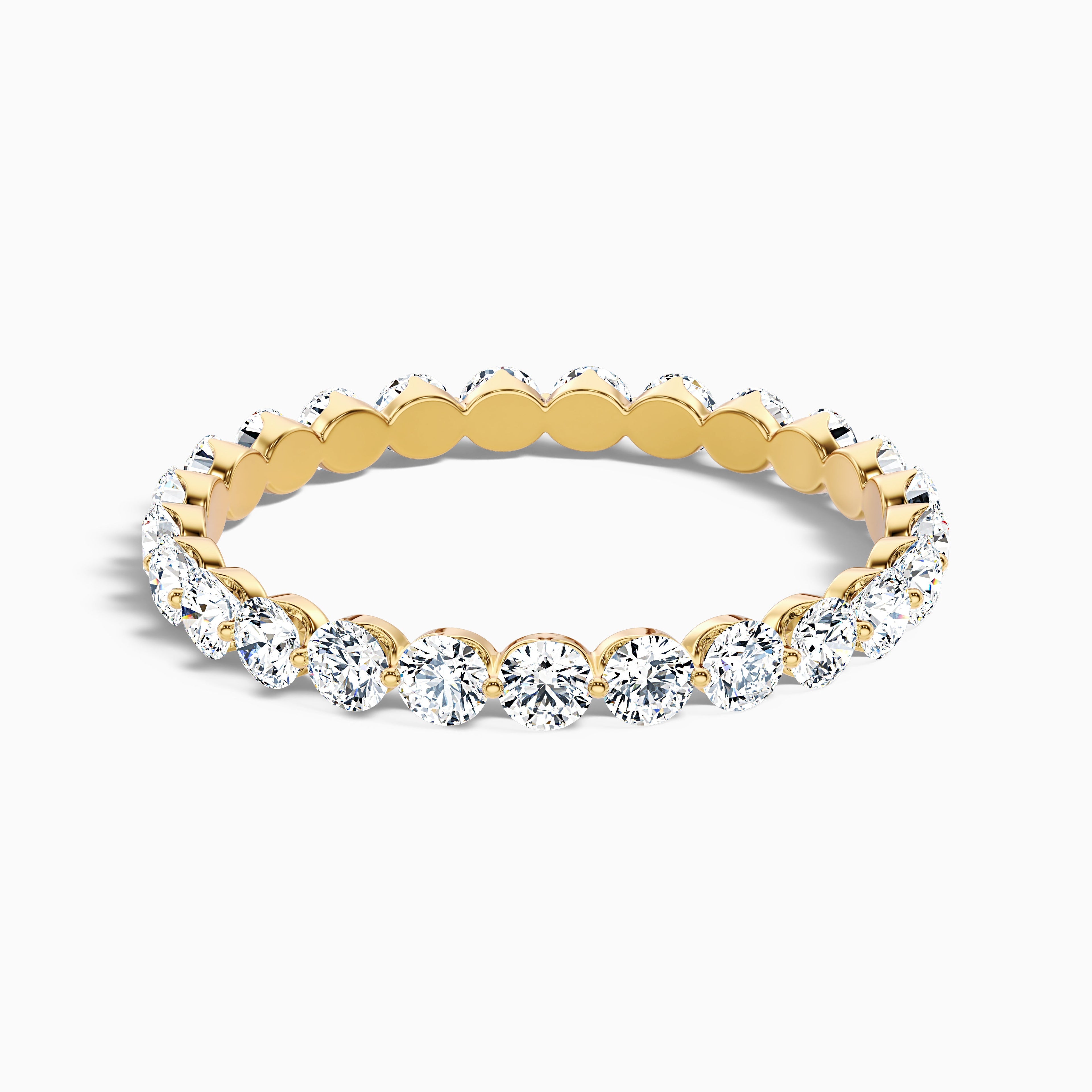 Vienna Round Cut Full Eternity Lab Grown Diamond Wedding Band