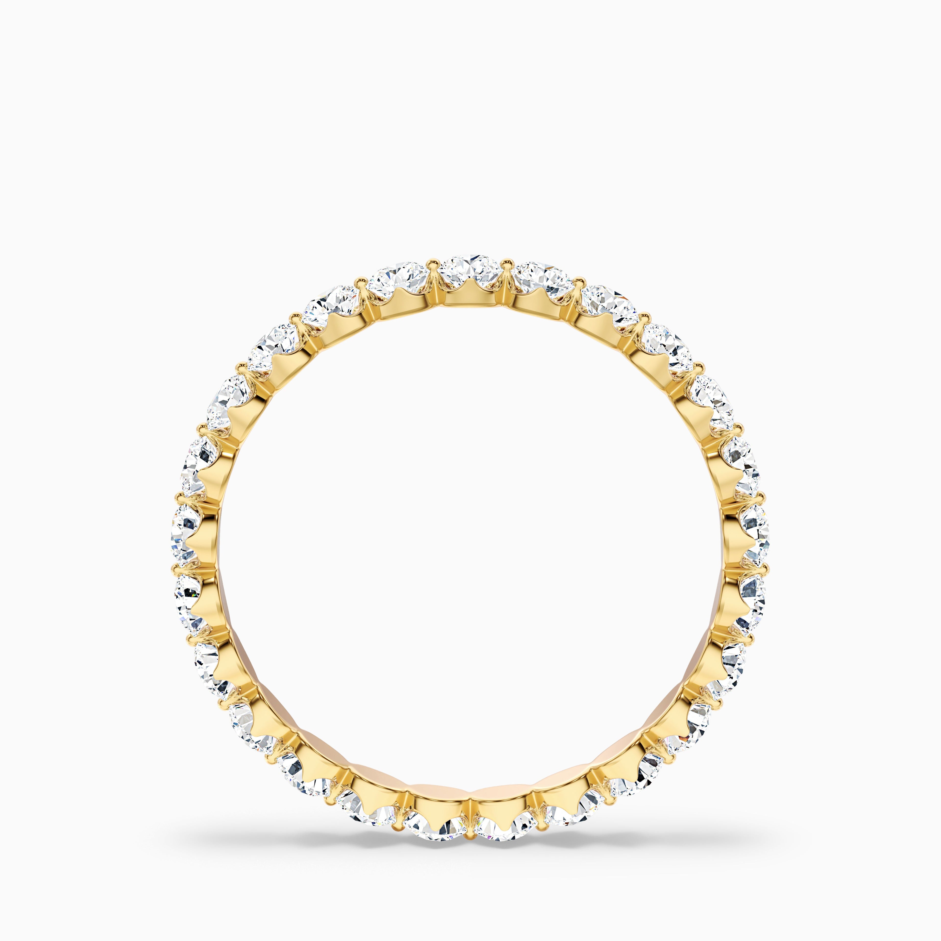 Vienna Round Cut Full Eternity Lab Grown Diamond Wedding Band
