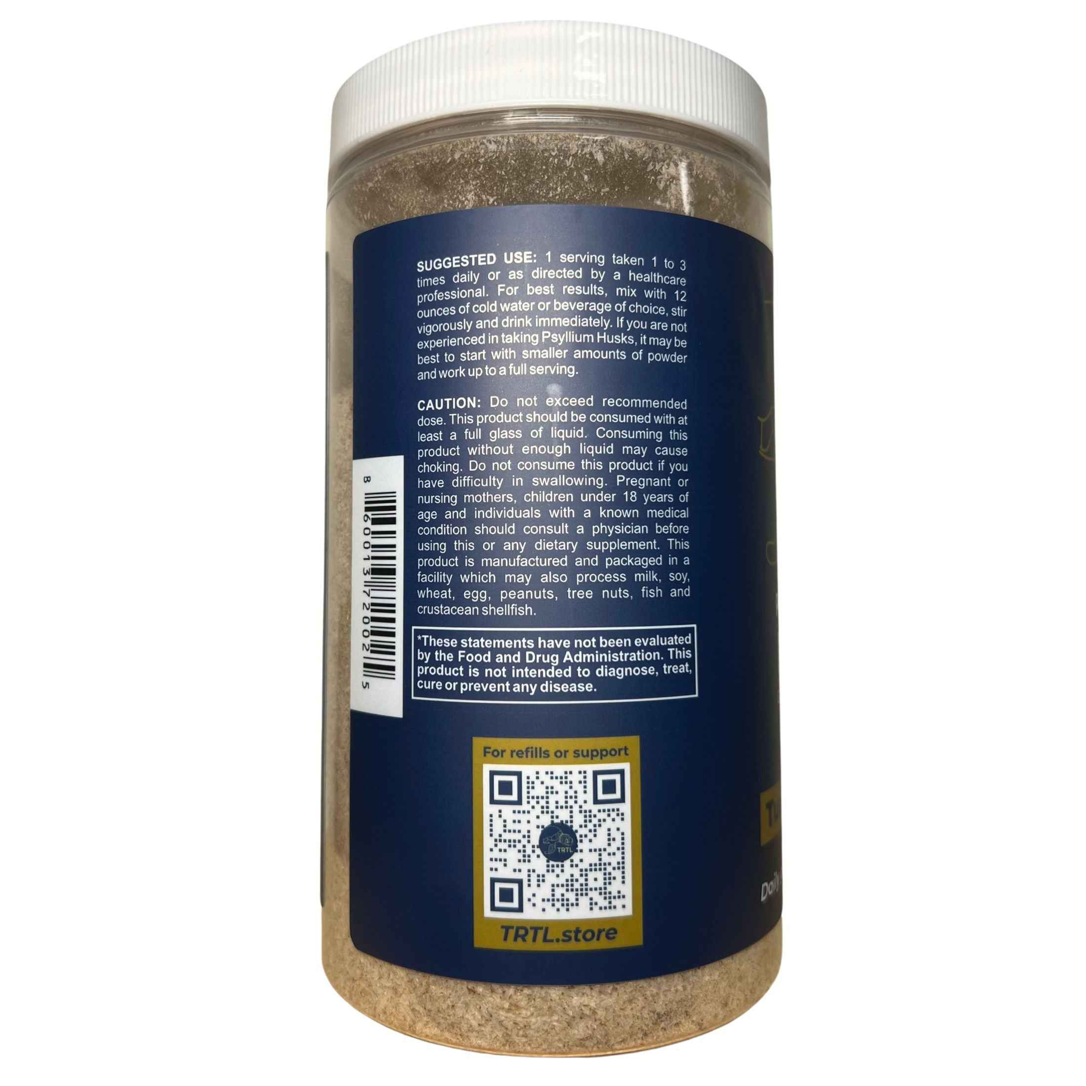TRTL Psyllium Husk - Powder Formula - 300g