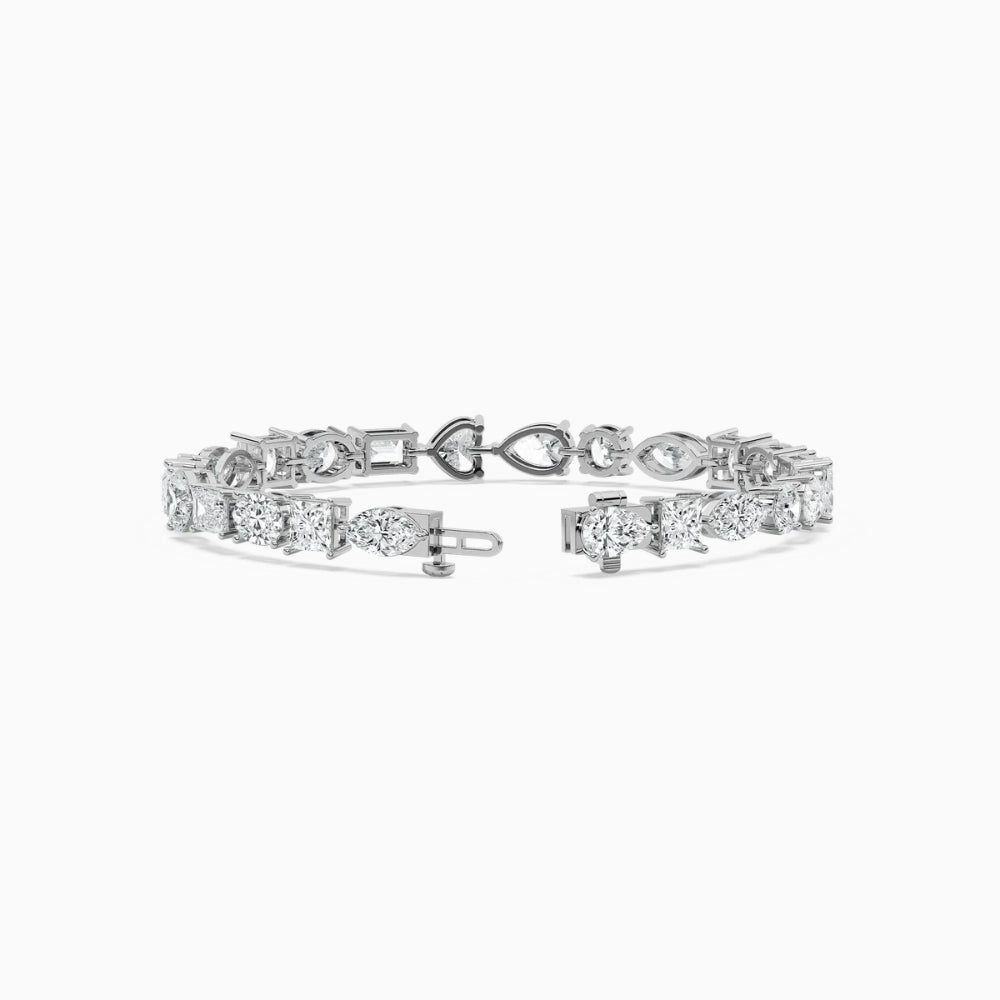Becky Multi Shaped Lab Grown Diamond Tennis Bracelet
