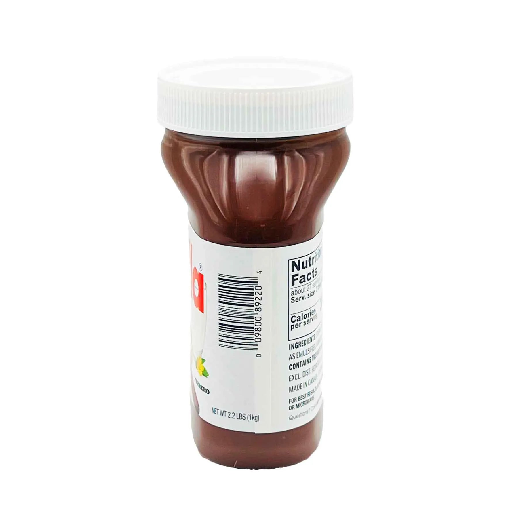 Nutella Original Hazelnut Spread with Cocoa (2.2 lb jar) DestGlow