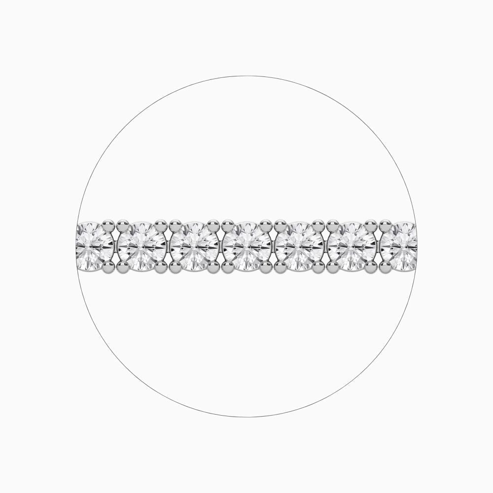Haley Modern Round Cut Lab Diamond Tennis Bracelet