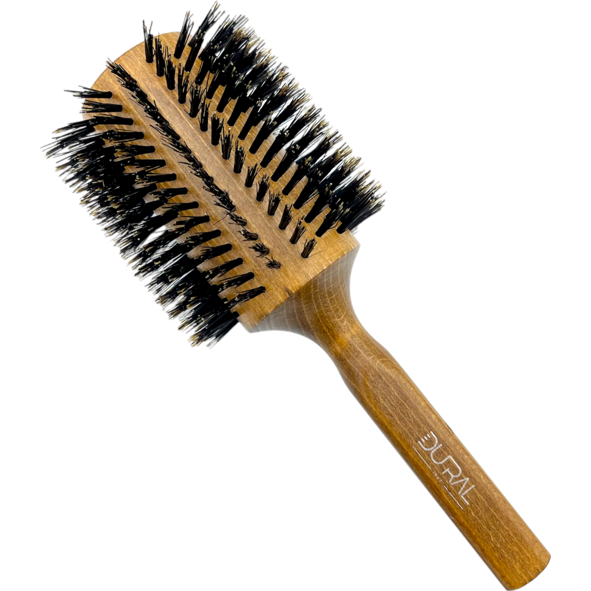 Dural Beech wood Round-Styler hair brush with boral bristles - 18 rows by Pasteur Pharmacy