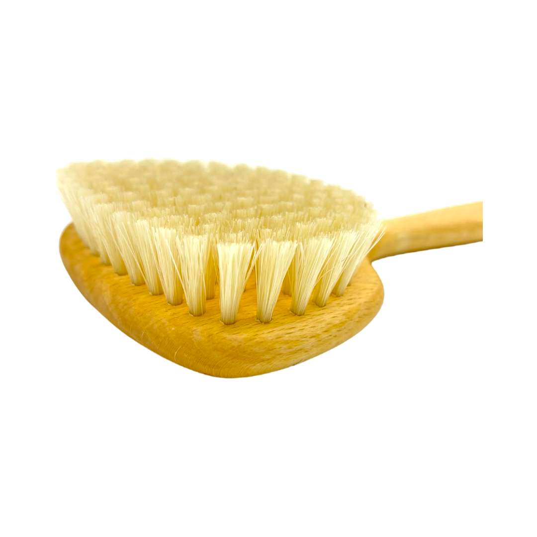 Dural Beech wood sauna & massage brush with pure boar bristles by Pasteur Pharmacy