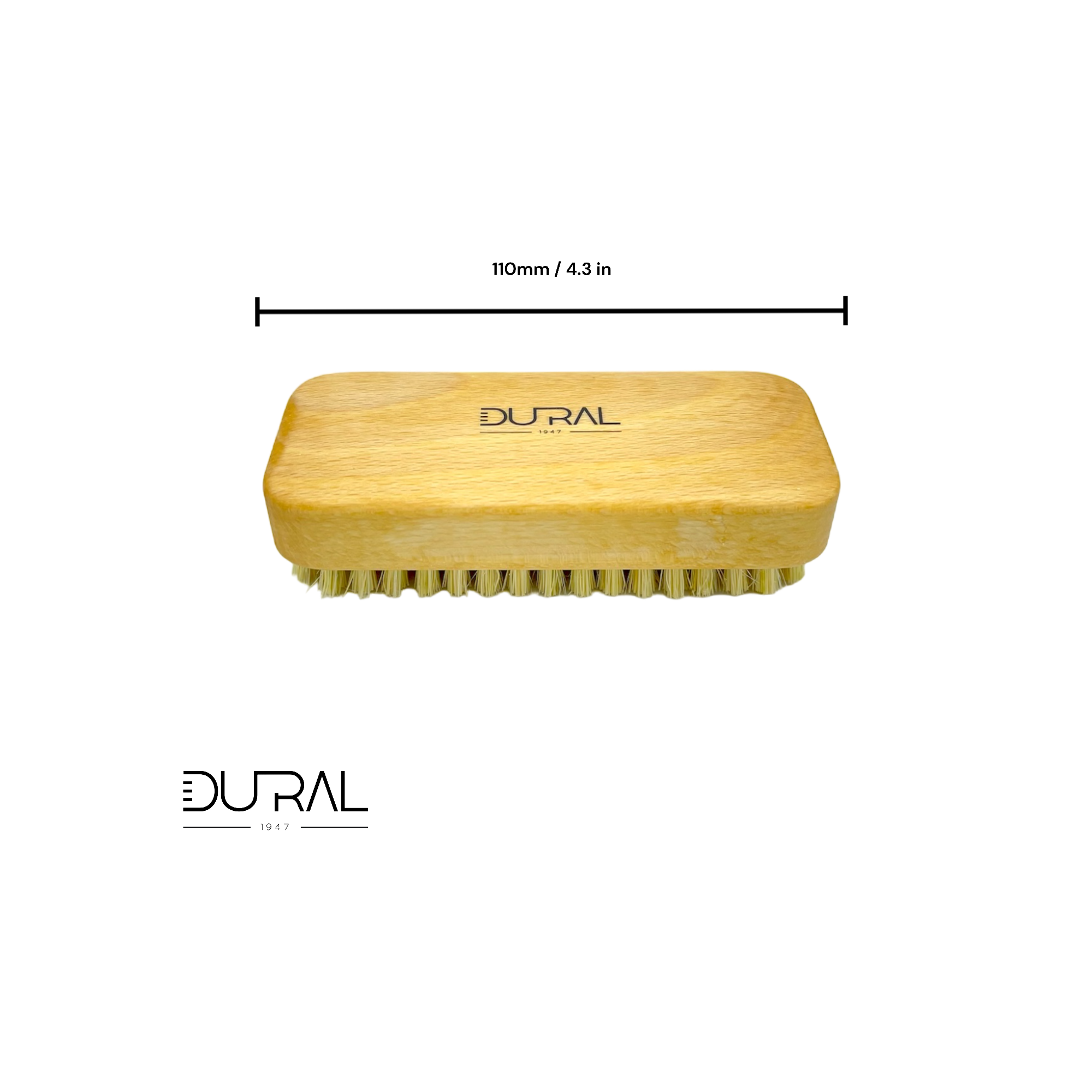 Dural Beech Wood Craftsman Hand & Nails Brush - 6 Rows by Pasteur Pharmacy