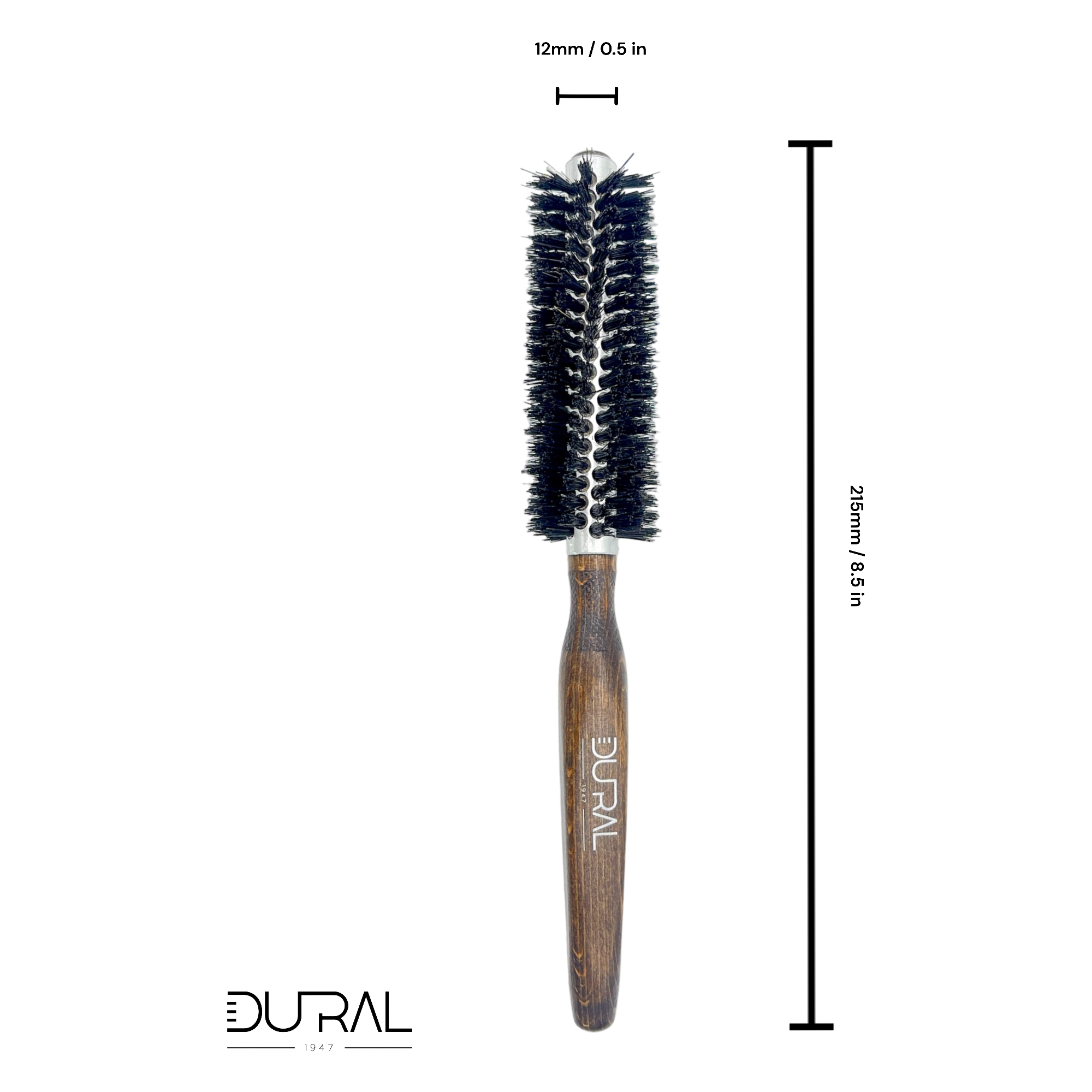 Dural Beech wood quick-styler hair brush with boar bristles - 10 rows by Pasteur Pharmacy