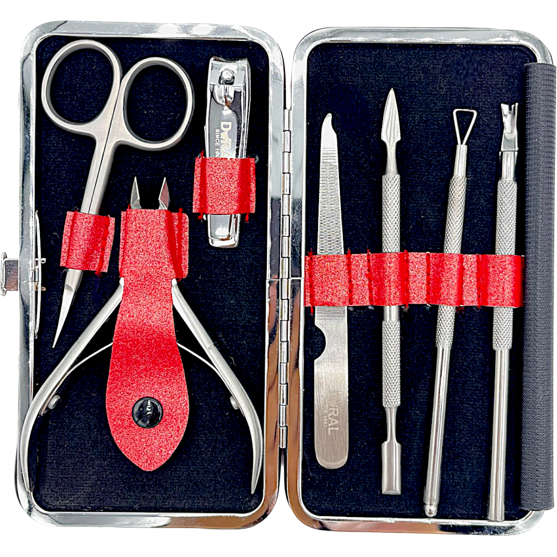 Dural Manicure Pedicure Kit Red SE-202 3oz by Pasteur Pharmacy