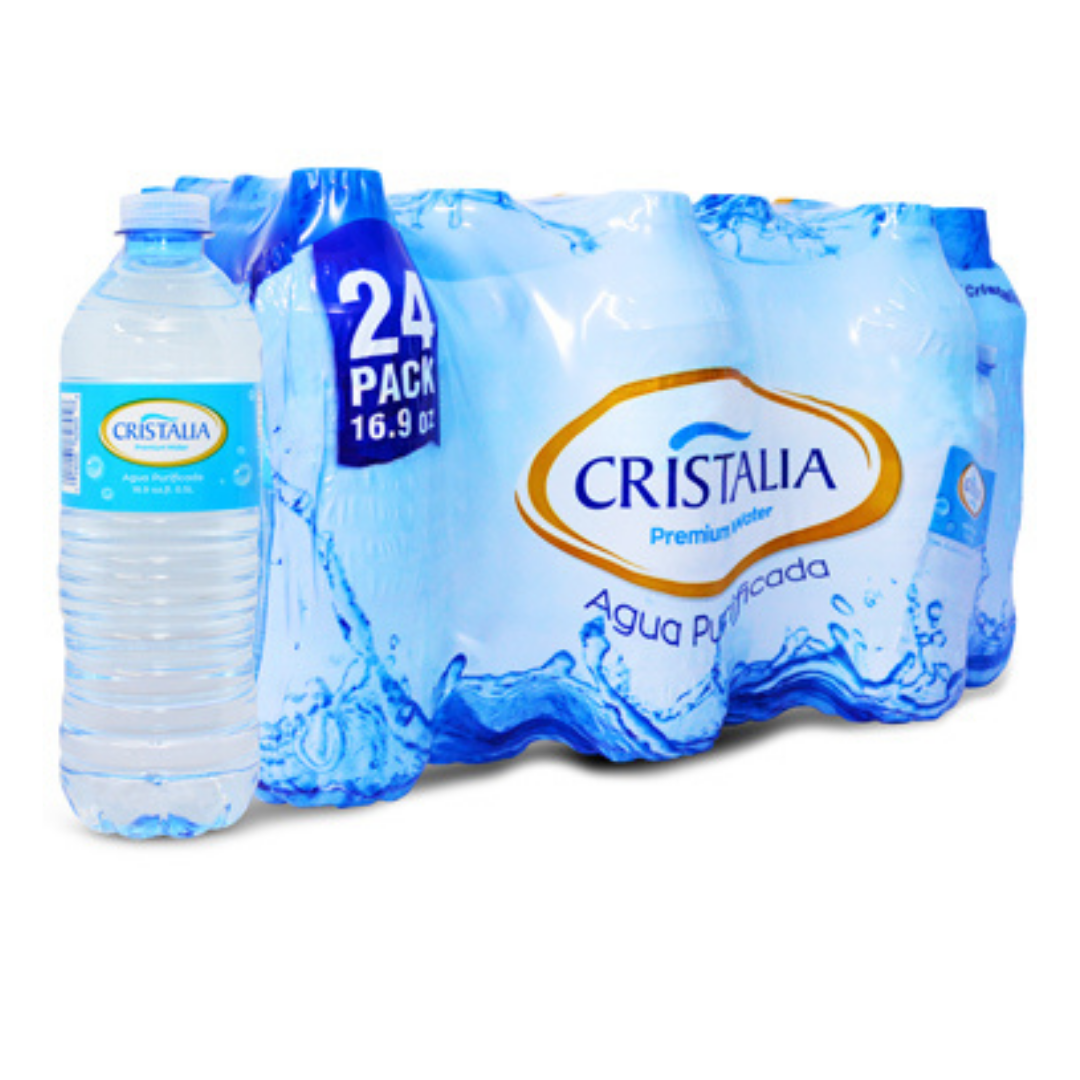 Cristalia Premium Water 24 Pack Bottles (16.9oz) DestGlow