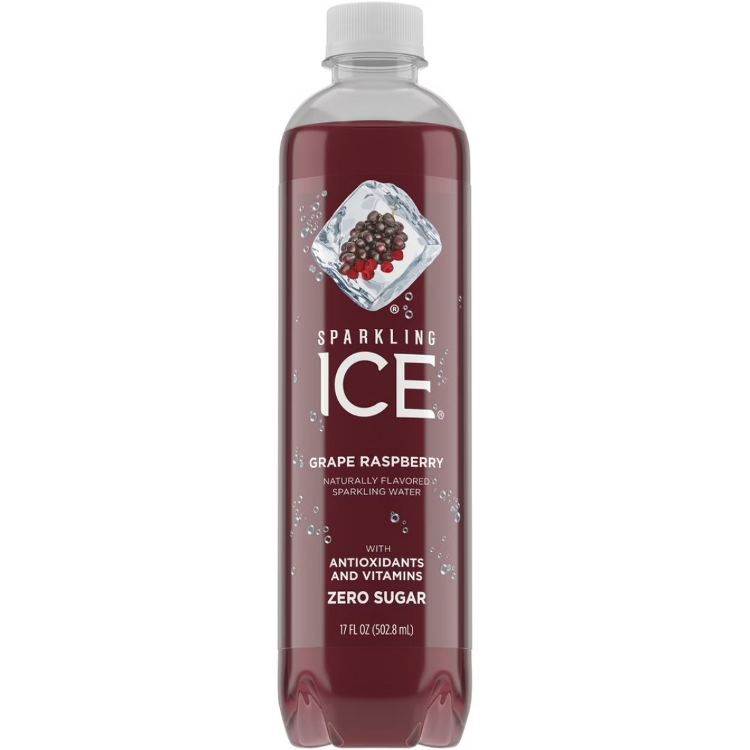 Sparkling Ice Grape Raspberry Flavored Sparkling Water (17oz) DestGlow