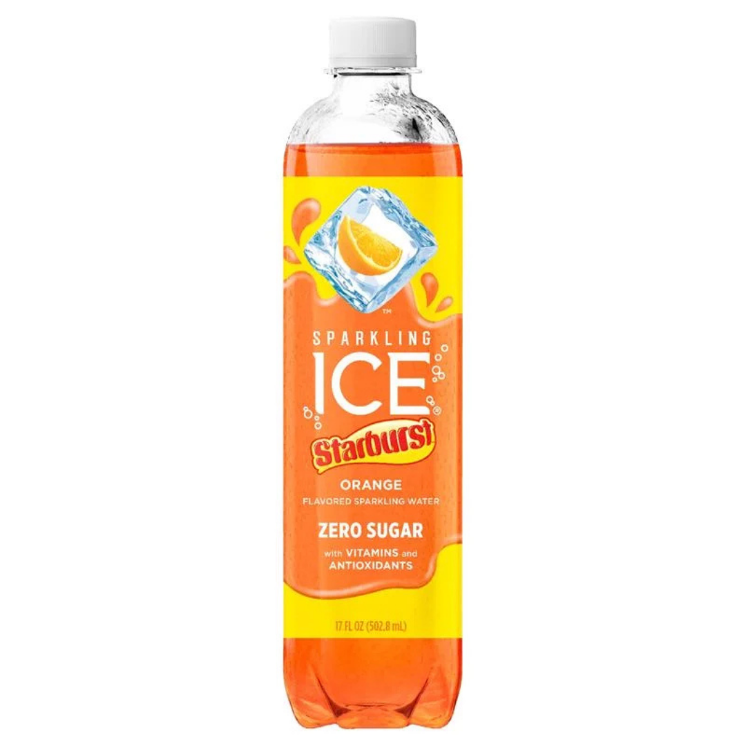Sparkling Ice Starburst Orange Flavored Sparkling Water (17oz) DestGlow