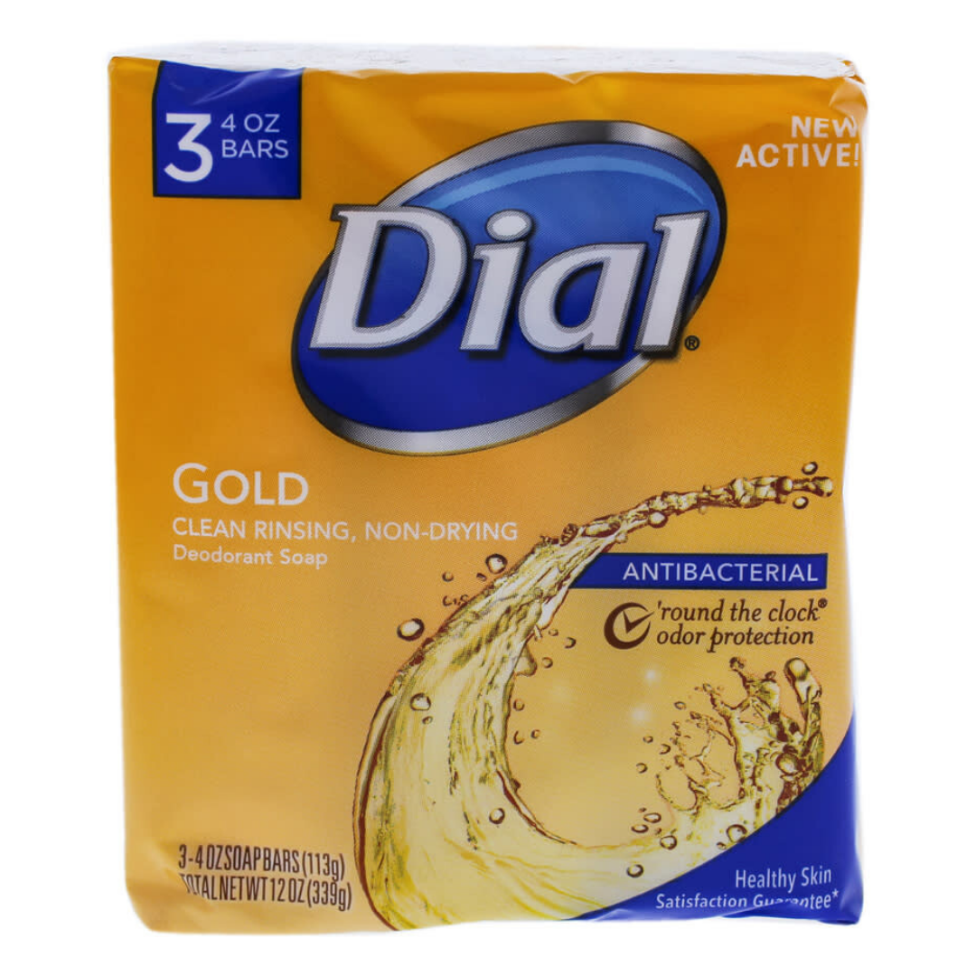 Dial Gold Bar Soap Variety Pack (3 Bars, 4oz Each) DestGlow