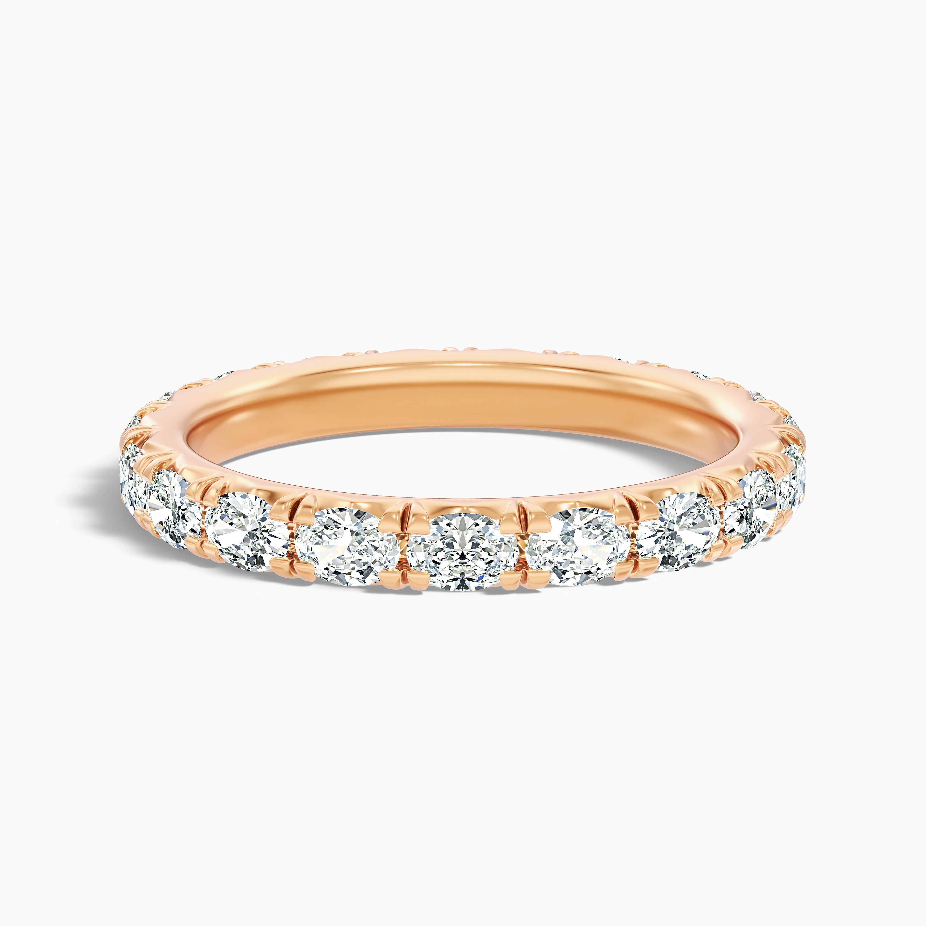 Caitlin Oval Cut Eternity Lab Grown Diamond Wedding Band