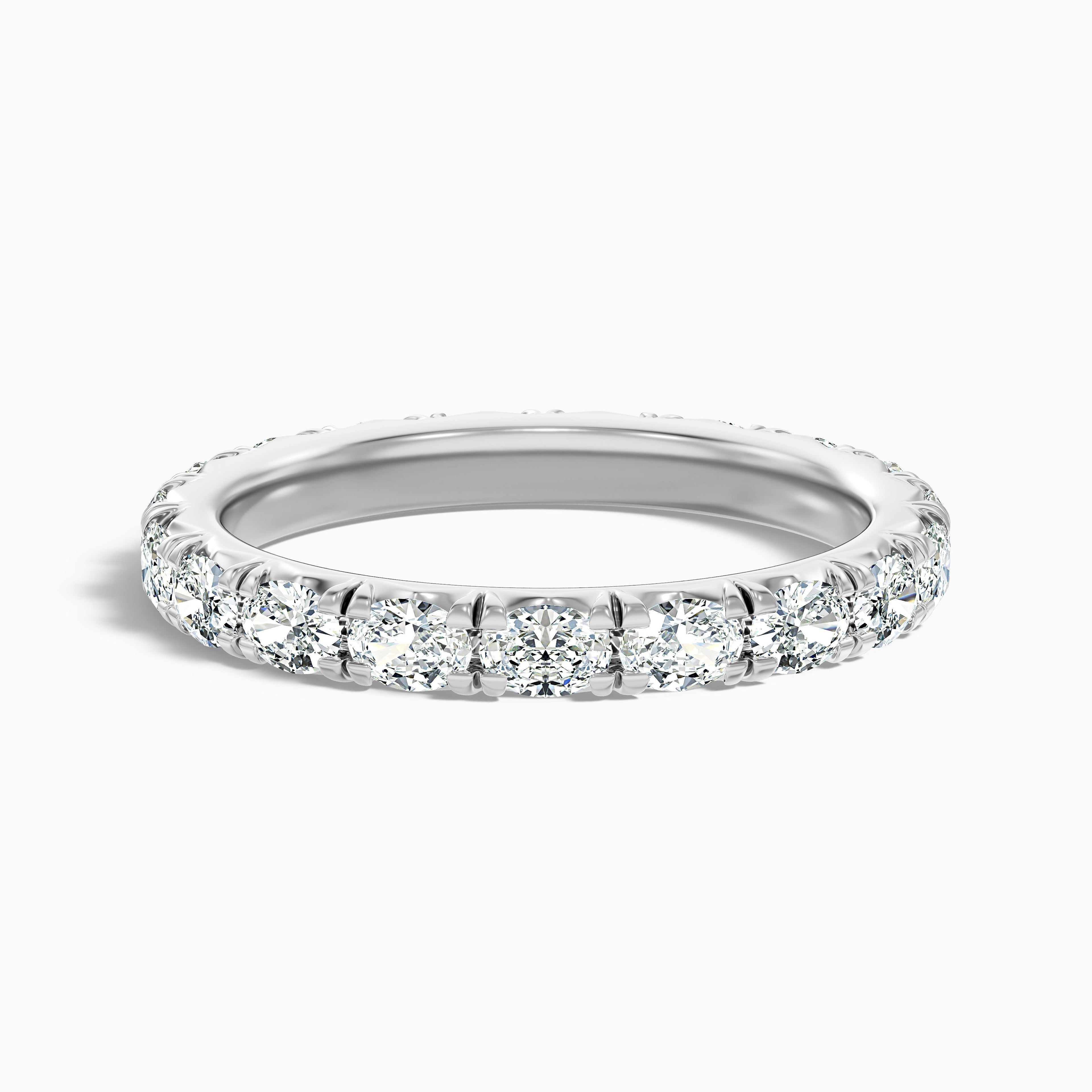 Caitlin Oval Cut Eternity Lab Grown Diamond Wedding Band