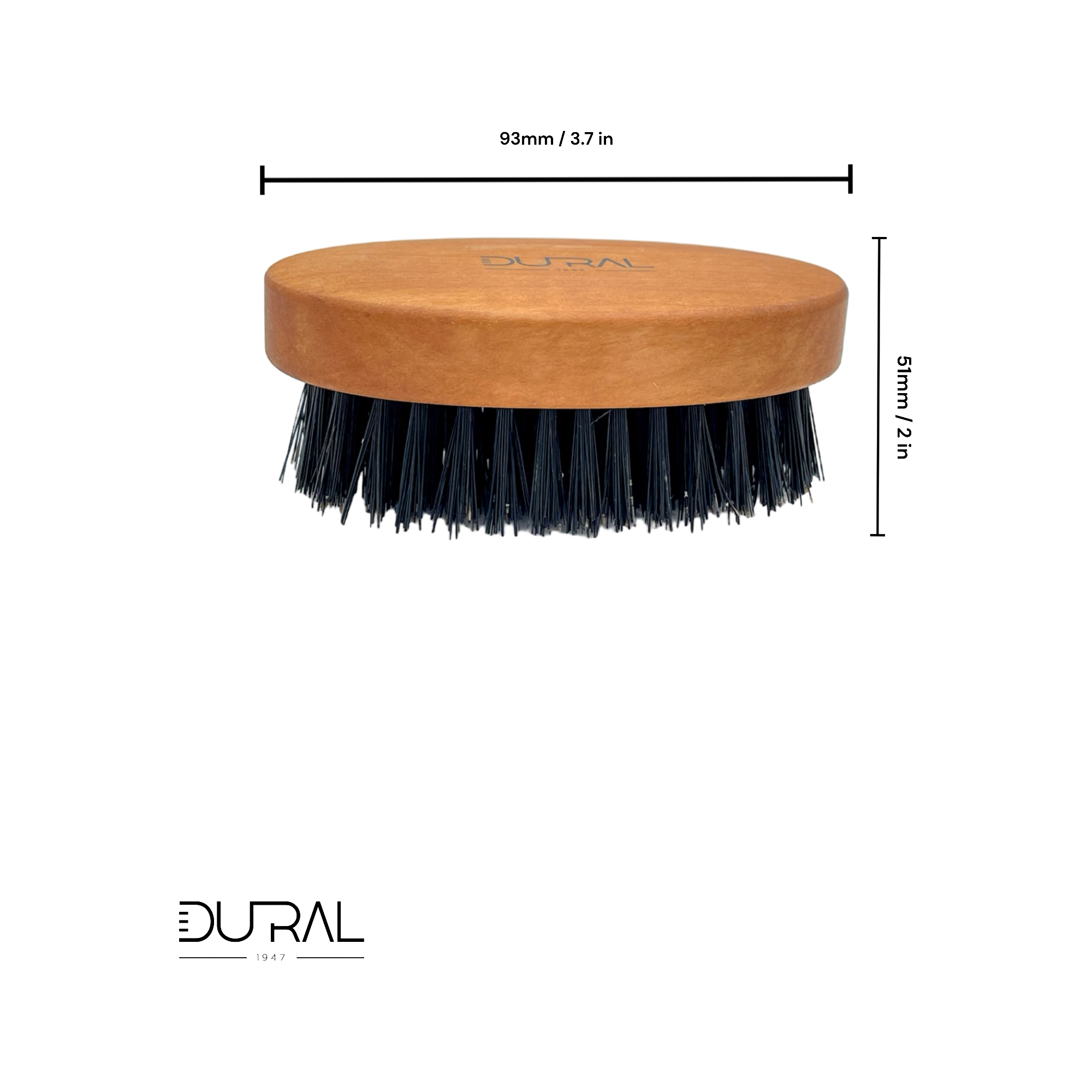 Dural Pear wood beard brush with wild boar bristles by Pasteur Pharmacy