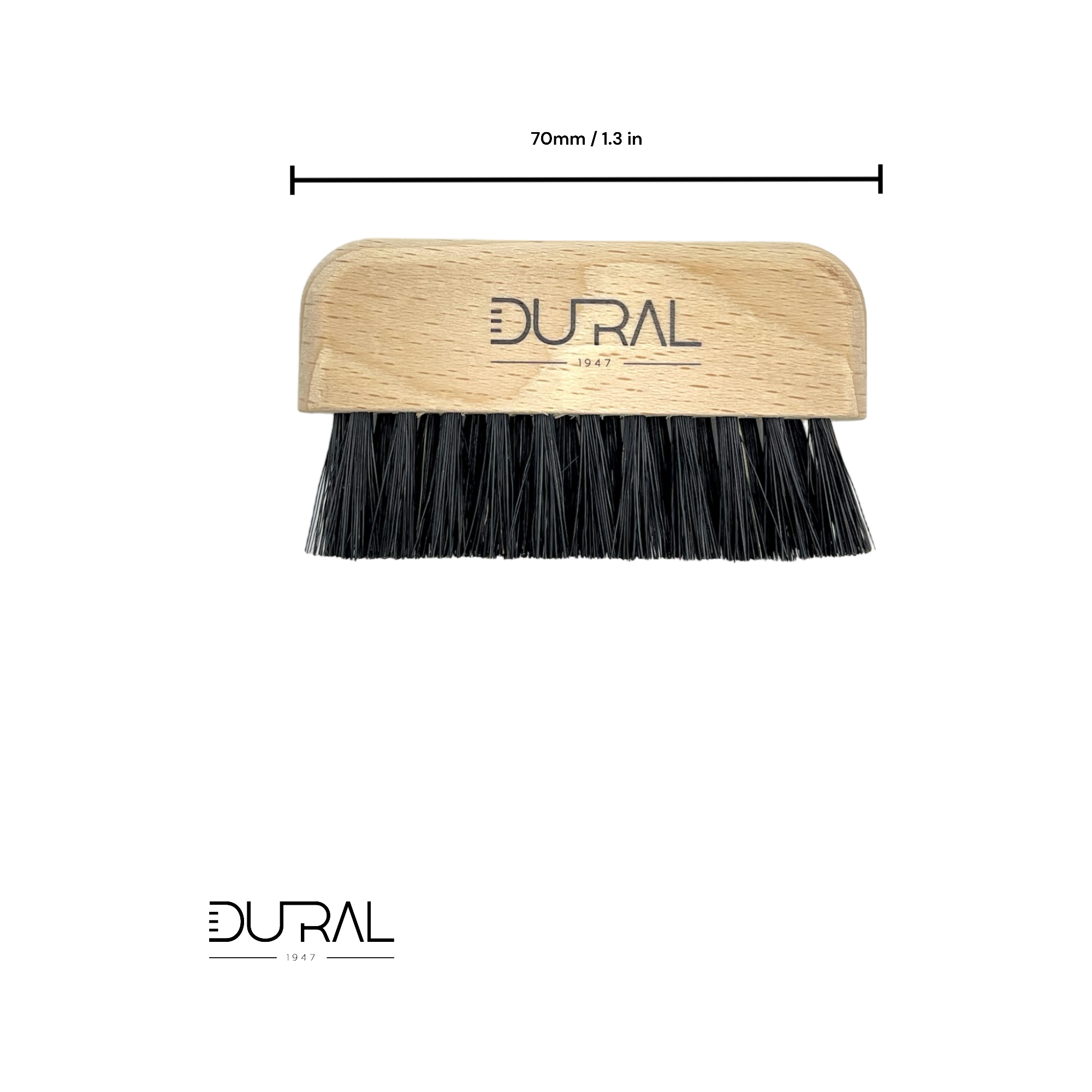 Dural Beech Wood Brush & Comb Cleaner With Natual Bristles