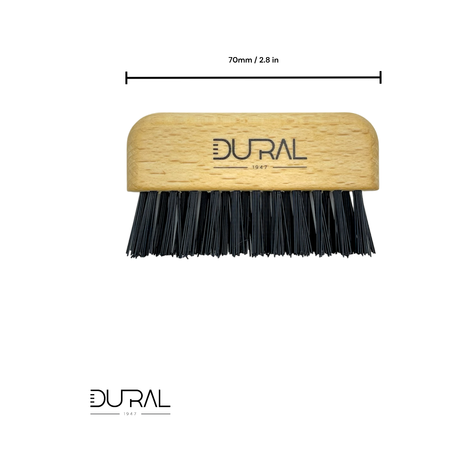 Dural Beech wood brush & comb cleaner with nylon bristles by Pasteur Pharmacy