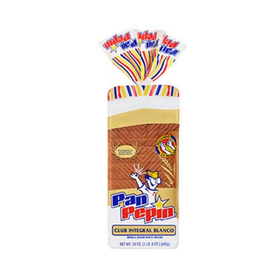 Pan Pepín integral blanco White Wheat Bread (24oz) DestGlow
