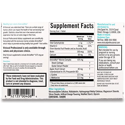 Viviscal Professional Advanced Hair Health 180 Tablets by Pasteur Pharmacy
