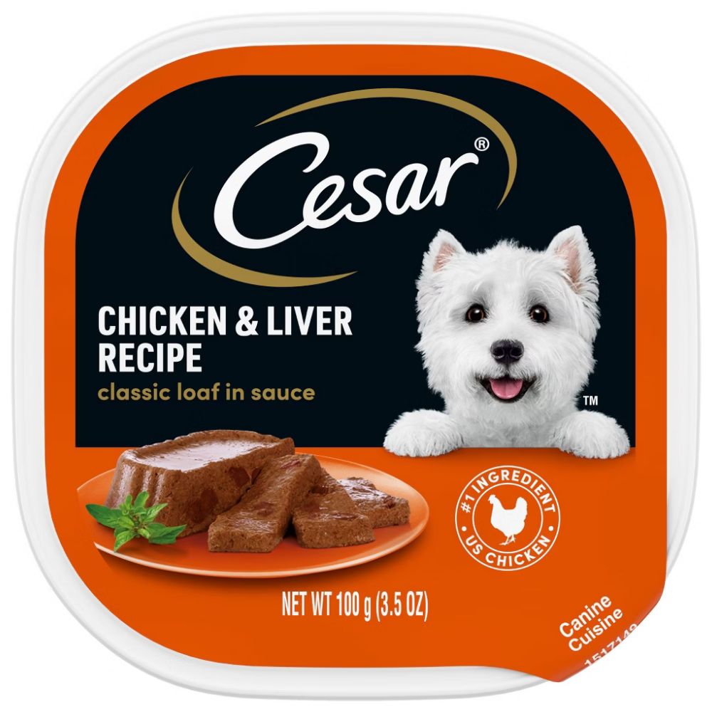 Cesar Classic Loaf in Sauce Chicken & Liver Recipe (3.5oz) DestGlow