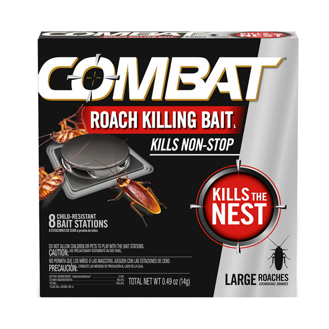 Combat Roach Killing Bait Stations for Indoor Use (8 Count) DestGlow