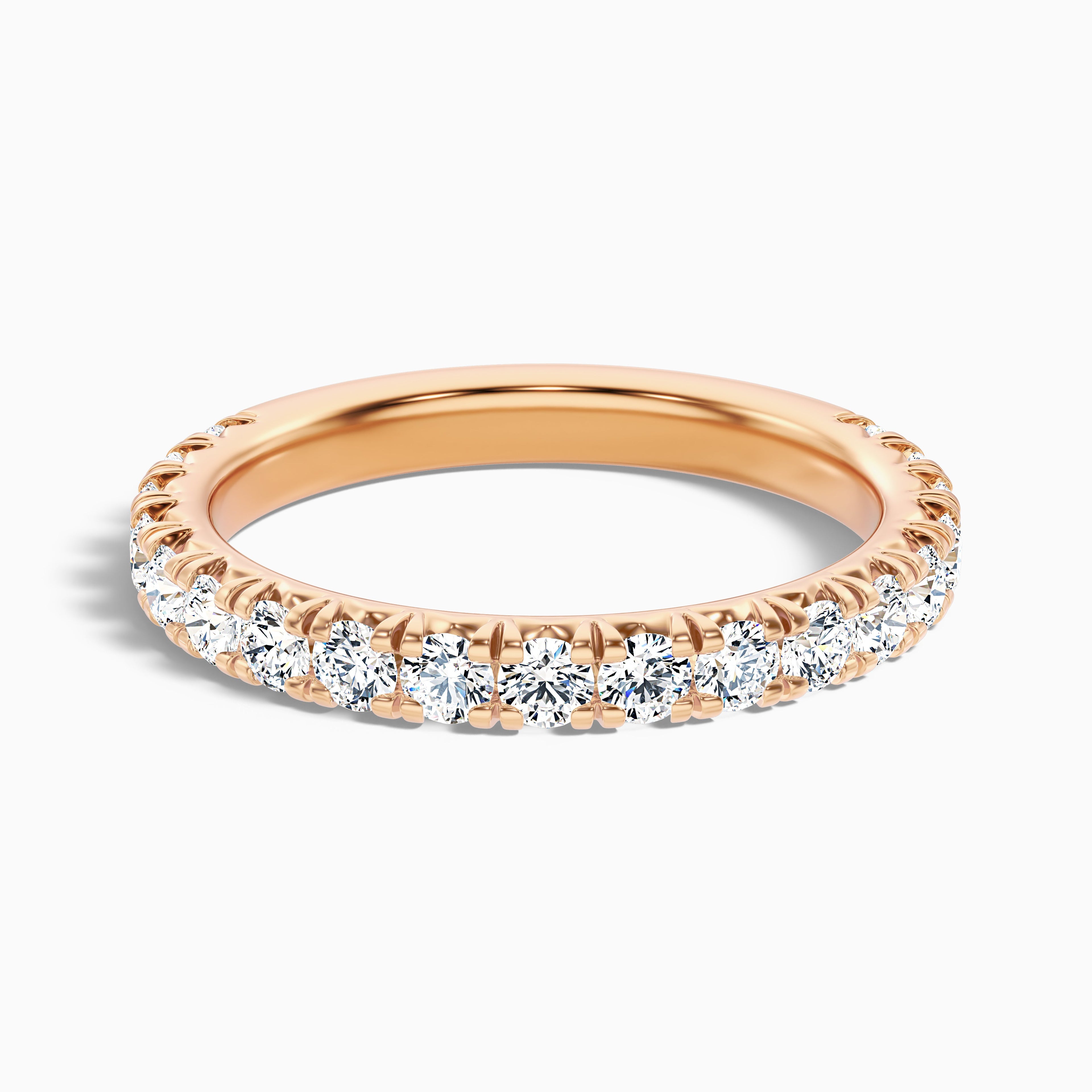 Ceryn Round Cut 3/4 Eternity Lab Grown Diamond Wedding Band
