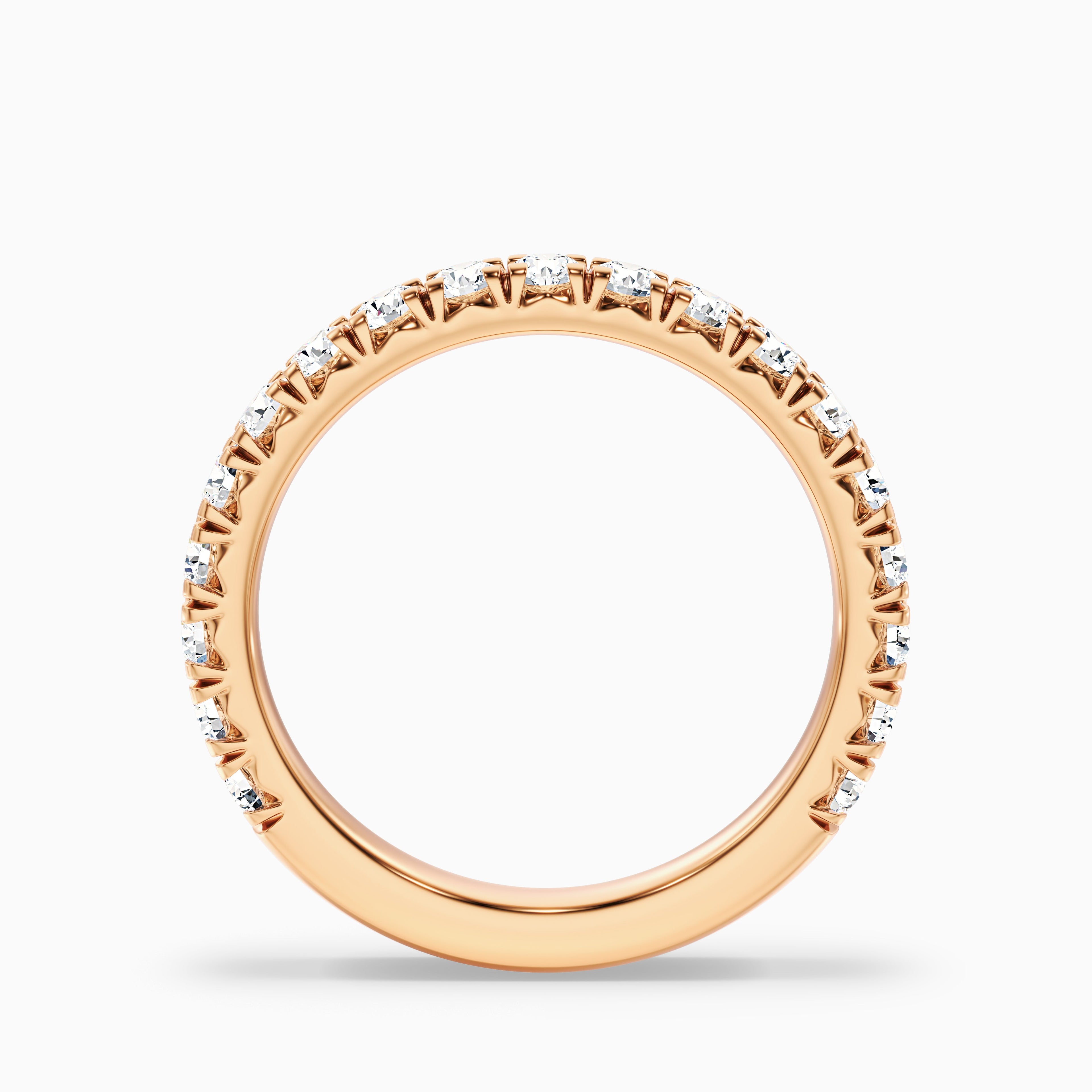 Ceryn Round Cut 3/4 Eternity Lab Grown Diamond Wedding Band