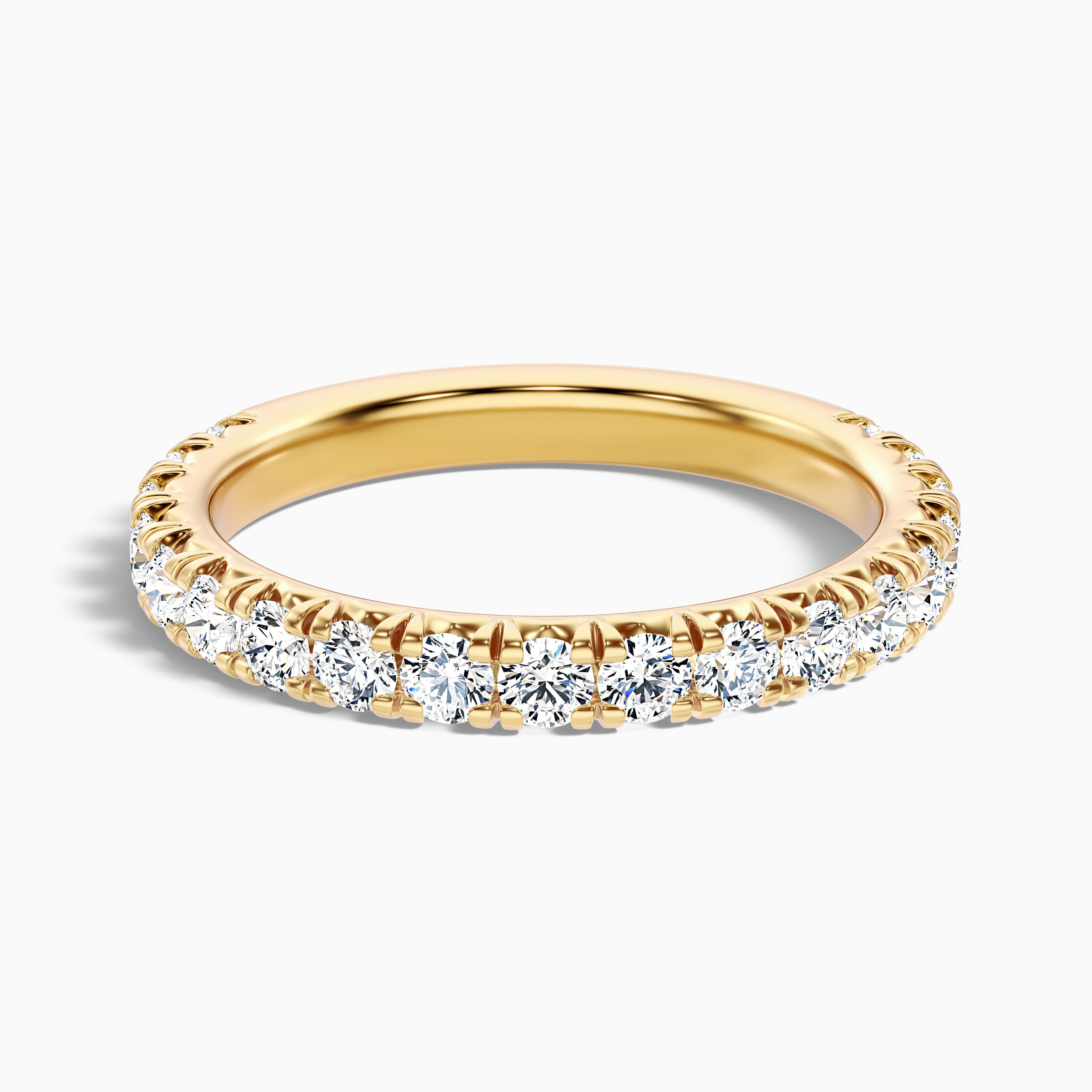Ceryn Round Cut 3/4 Eternity Lab Grown Diamond Wedding Band