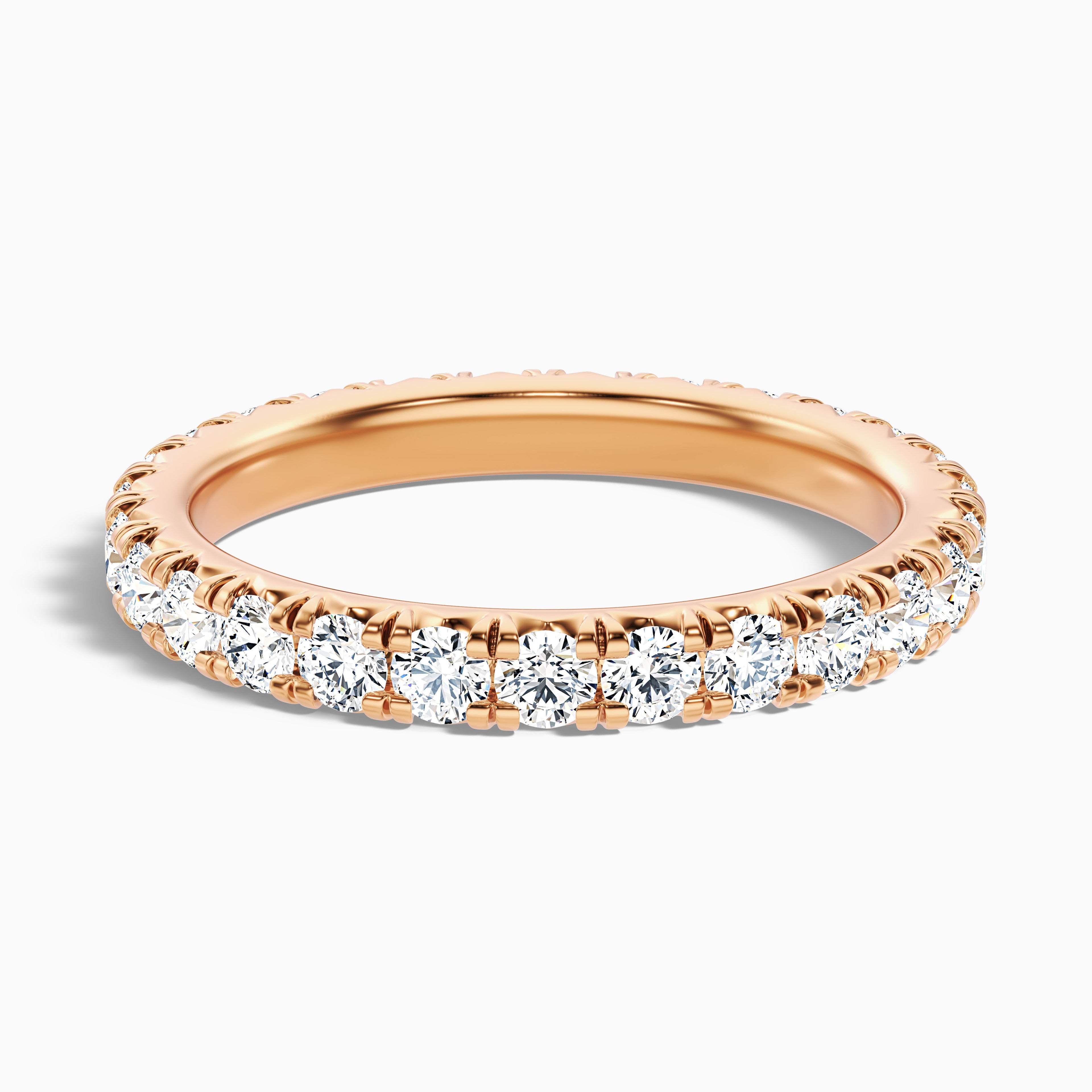 Prisca Round Cut Eternity Lab Grown Diamond Wedding Band
