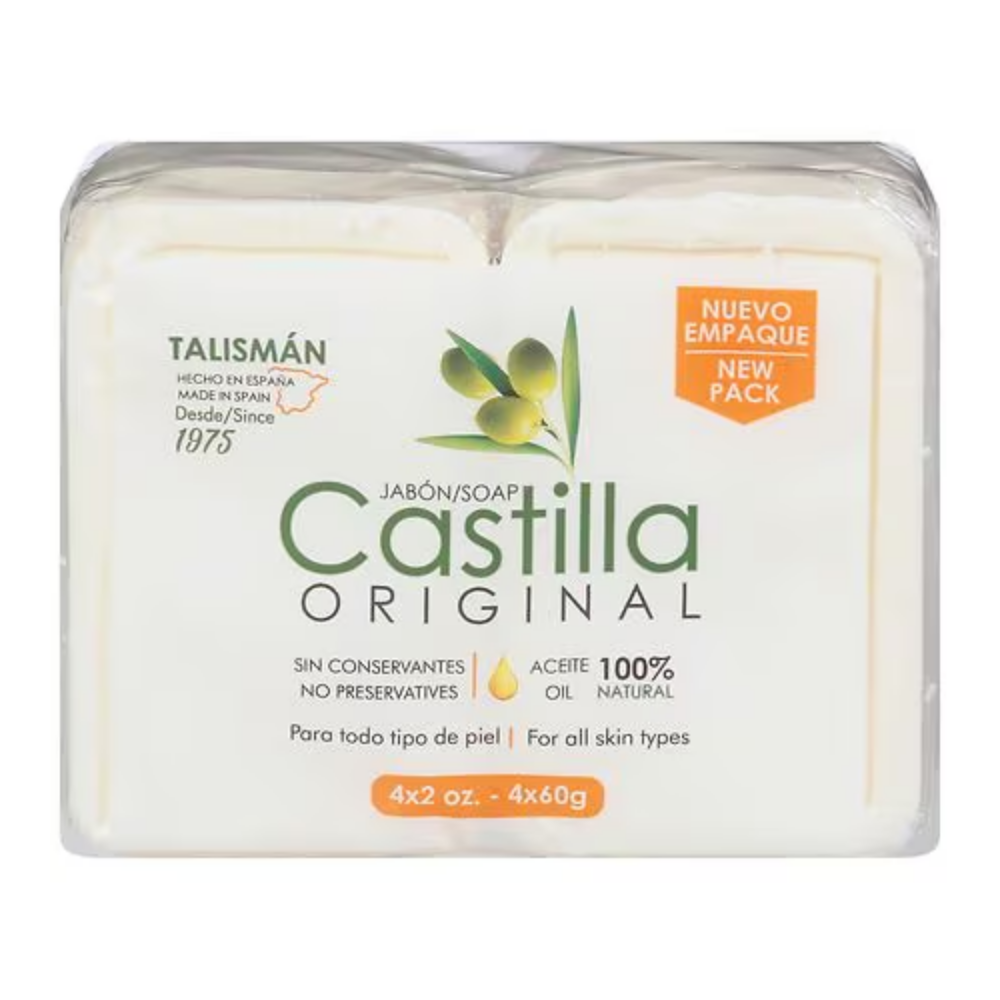 Talisman Castilla Original Soap (2oz 4pk) DestGlow