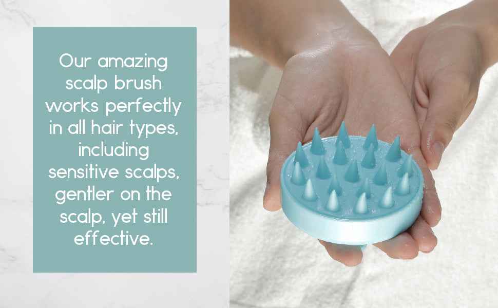 2-Pack Scalp Scrubber & Hair Growth Massager DestGlow