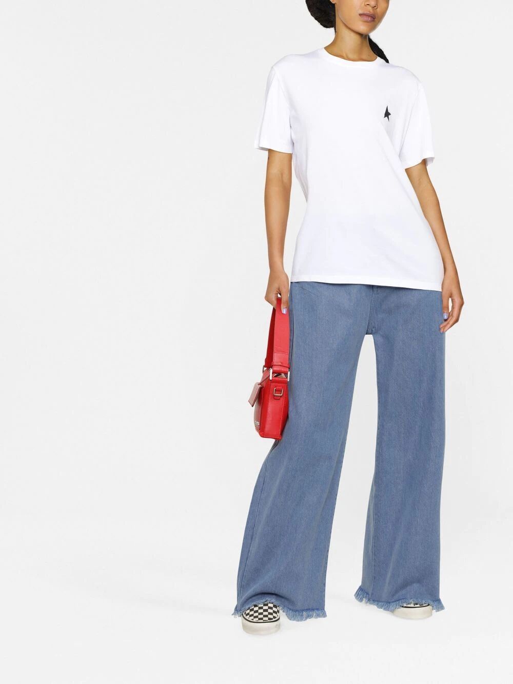 Golden Goose Women Star Collection T-Shirt With Star Print by Luosophy