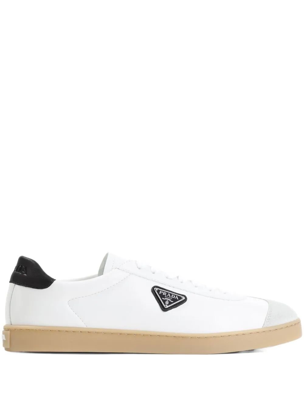 Prada Men Lane Leather Sneakers DestGlow