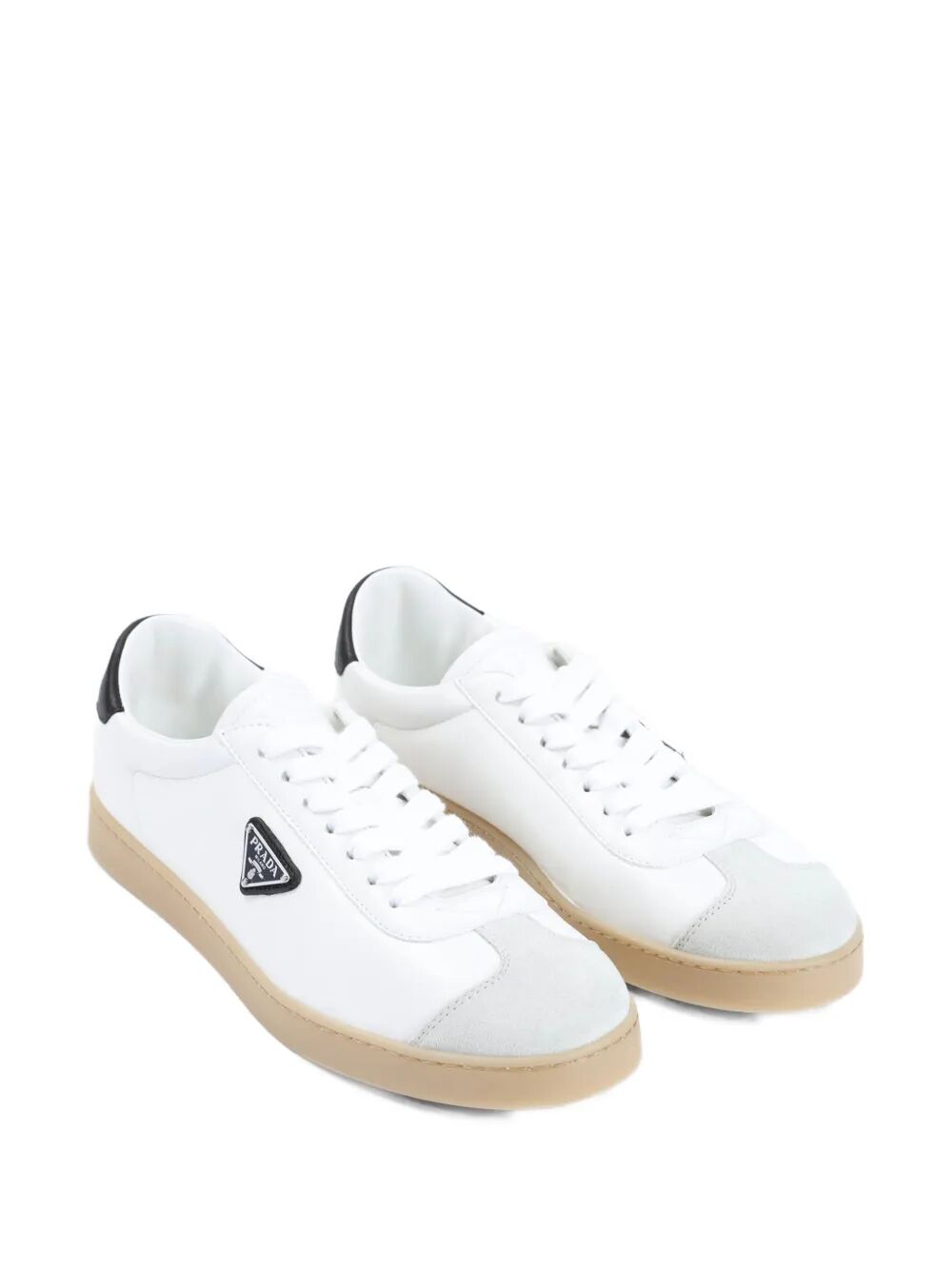 Prada Men Lane Leather Sneakers DestGlow