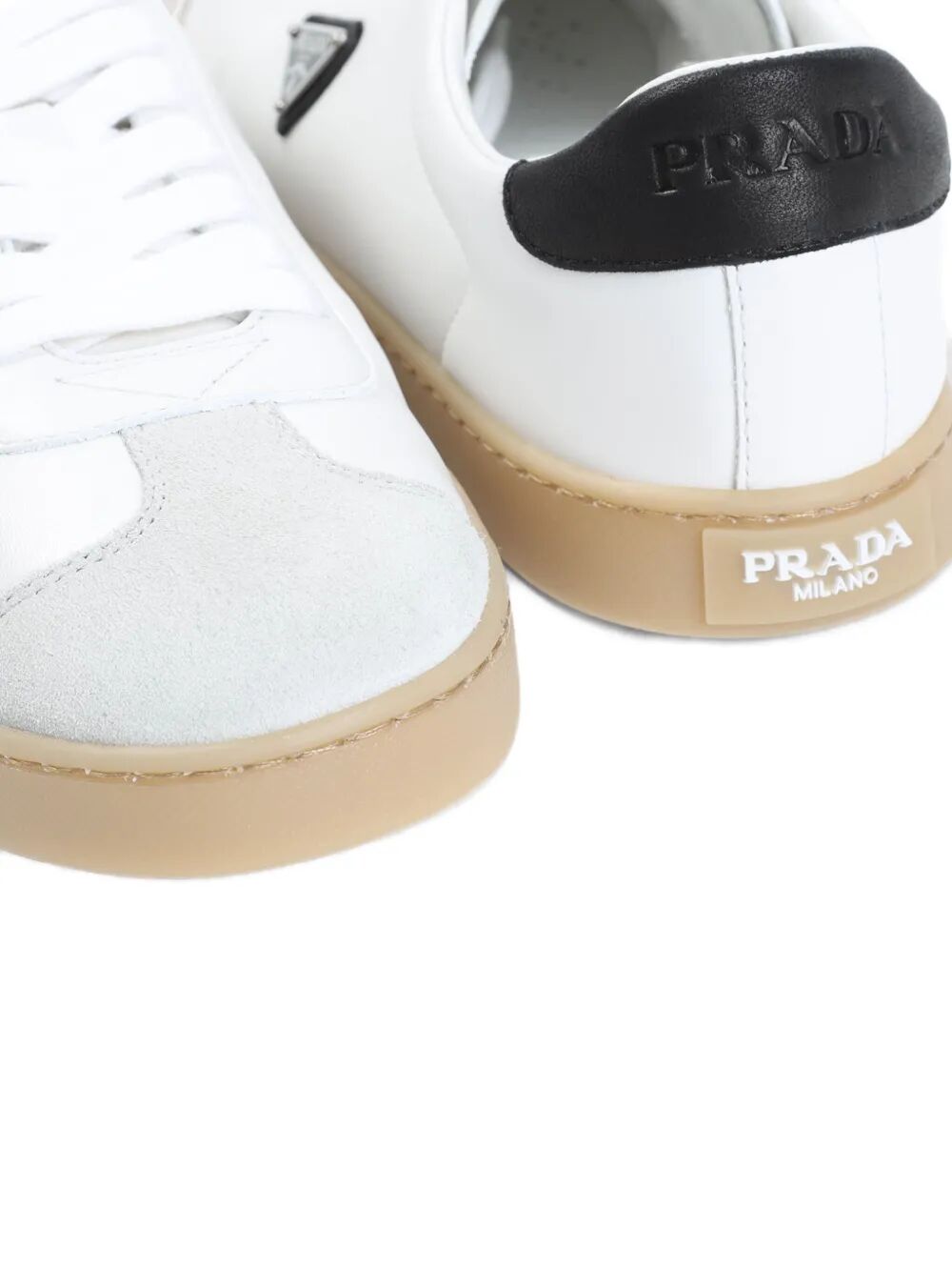 Prada Men Lane Leather Sneakers DestGlow
