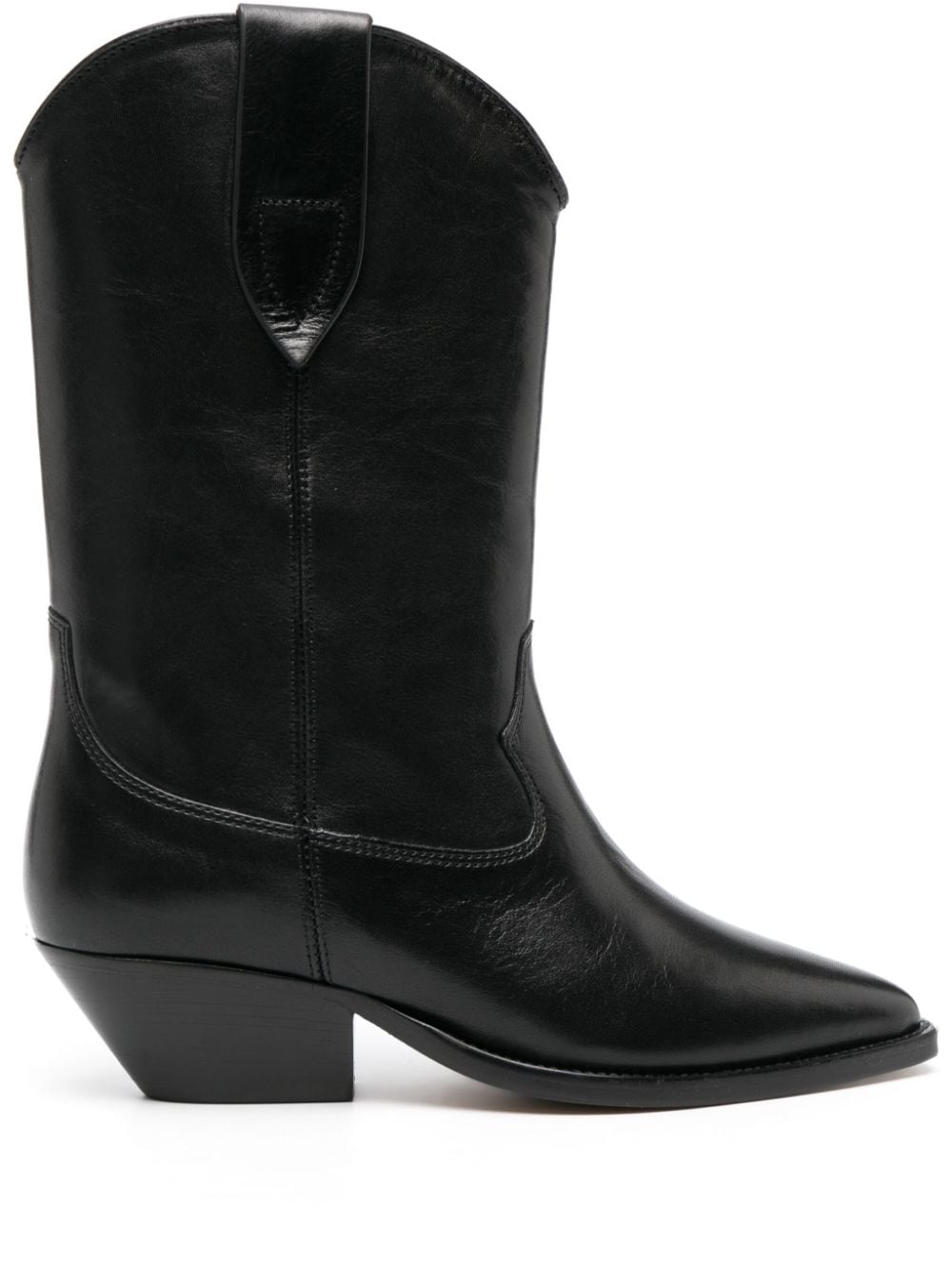 Isabel Marant Women Duerto Leather Cowboy Boots by Luosophy