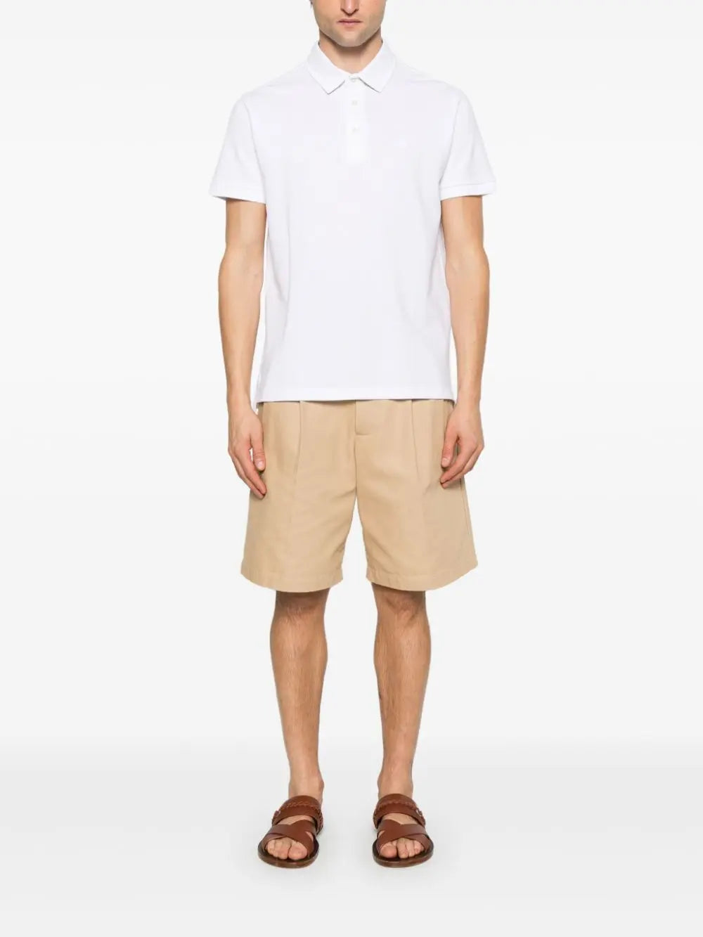 Etro Men Pegaso-Embroidered Polo Shirt