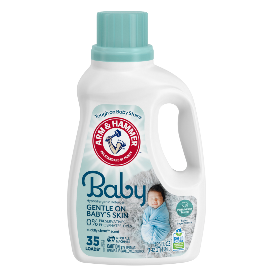 Arm & Hammer Baby Hypoallergenic Laundry Detergent Clean Scents (45.5oz) by Farmacias Savia