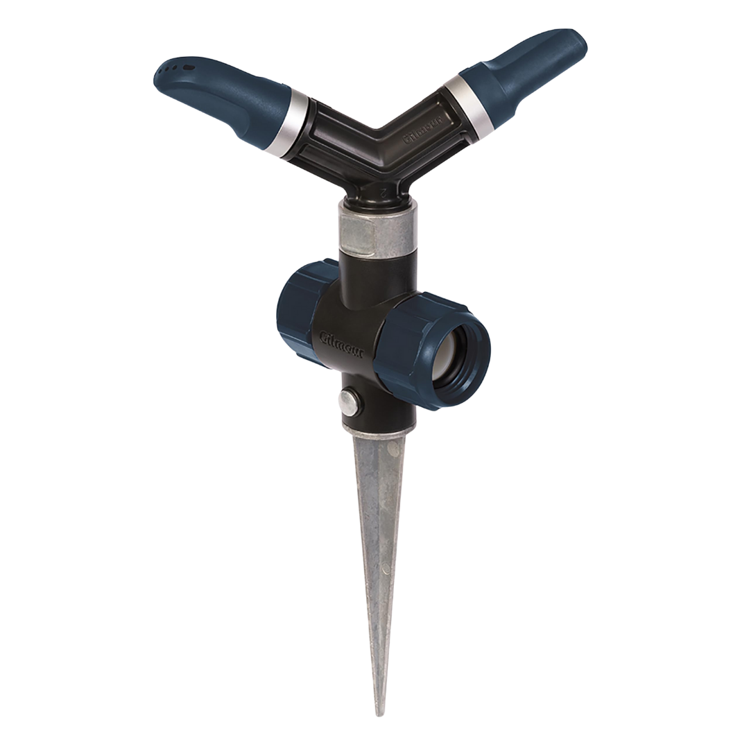 Gilmour Poly Whirling Sprinkler with Metal Spike DestGlow