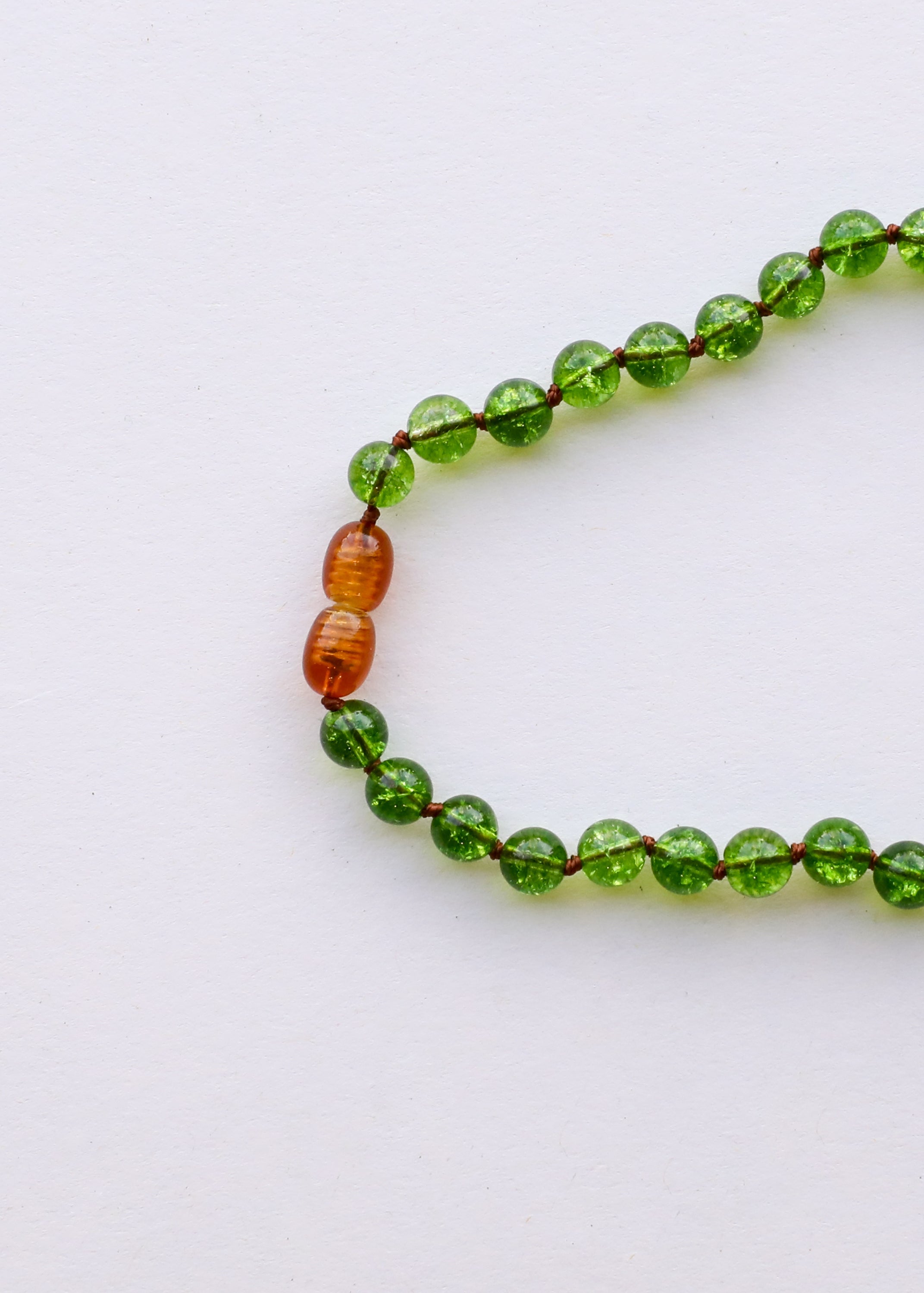 Pure Gemstone + Peridot || Anklet or Bracelet by CanyonLeaf