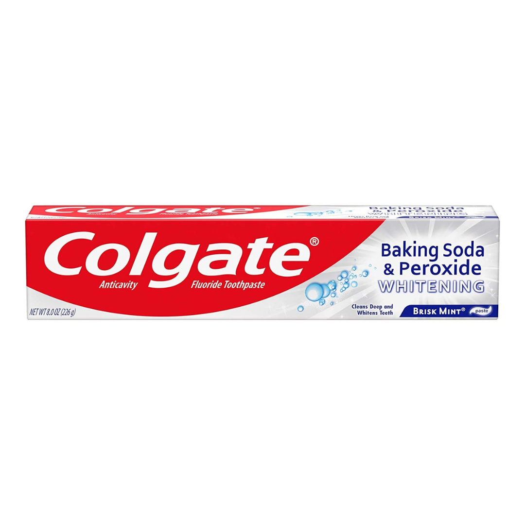 Colgate Baking Soda & Peroxide Whitening Toothpaste 8oz DestGlow
