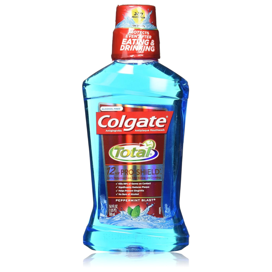 COLGATE Total Peppermint Blast Mouthwash 16oz DestGlow