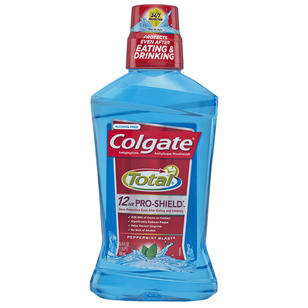 Colgate Total Pro-Shield Alcohol Free Mouthwash (16.9oz) DestGlow