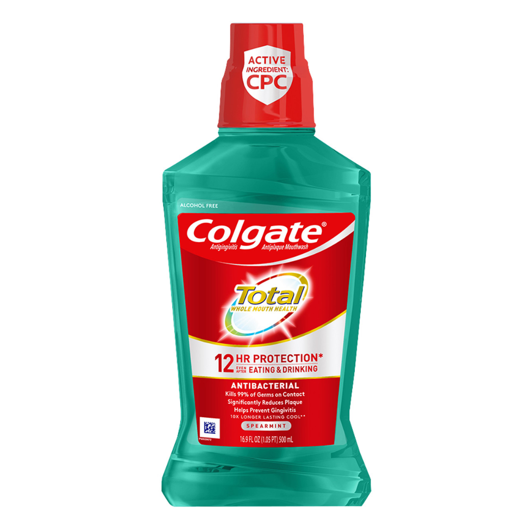 COLGATE Total Spearmint Mouthwash 16.9oz DestGlow