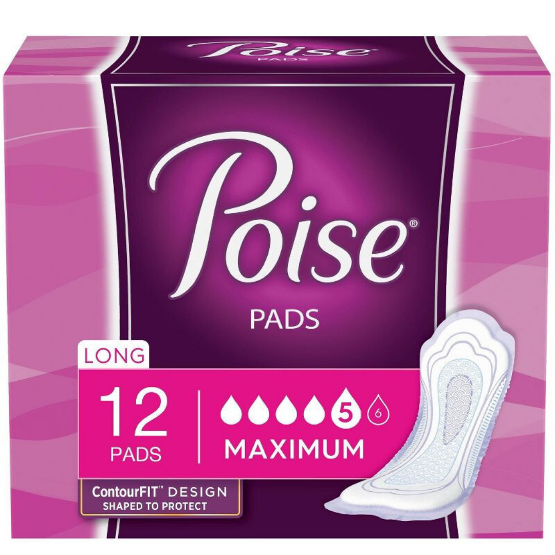 Poise Fresh Protection Maximum Long Pads (12 Pads) DestGlow