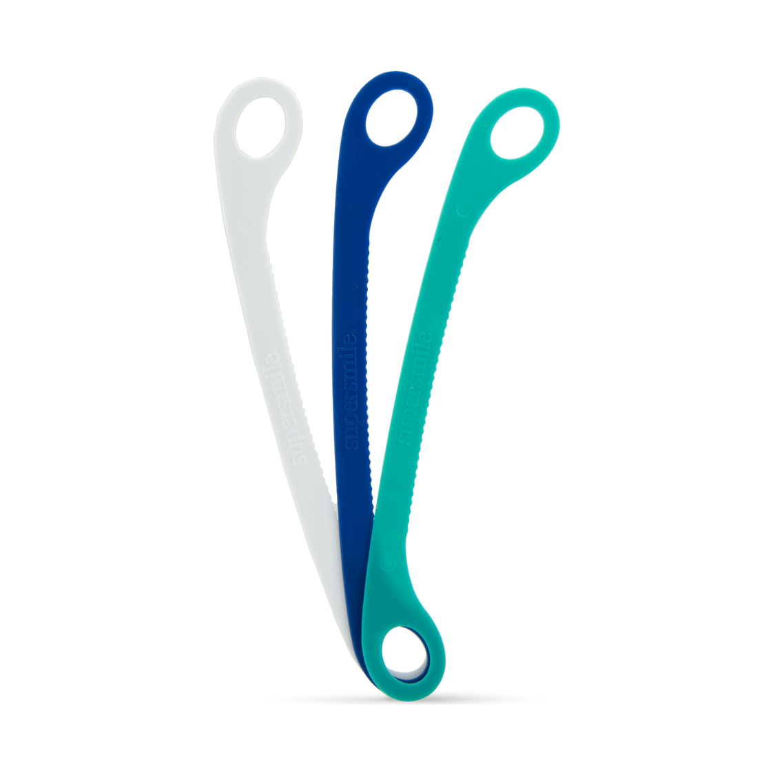 Supersmile Rippled Edge Tongue Cleaner, 3 Pack - 5 Oz by Pasteur Pharmacy