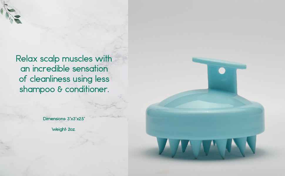 2-Pack Scalp Scrubber & Hair Growth Massager DestGlow